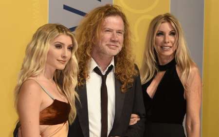 Pamela Anne Casselberry, Dave Mustaine, with Daughter Electra 